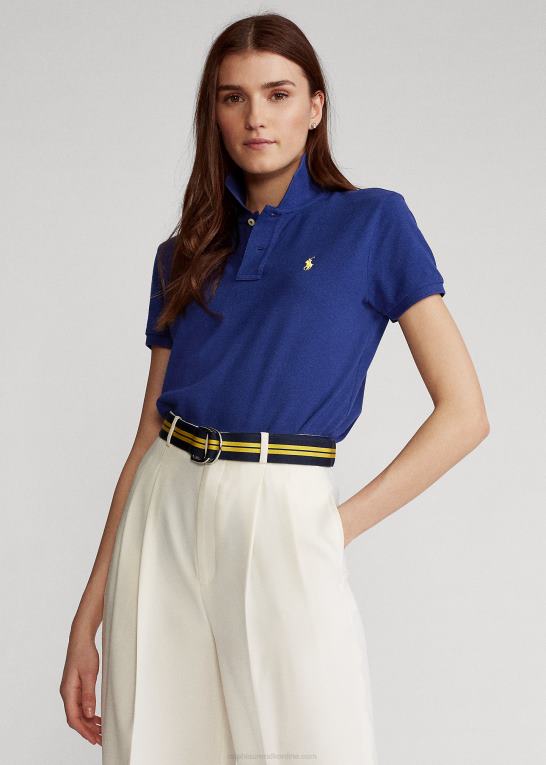 falde kongelig Kvinder Ralph Lauren klassisk pasform mesh poloshirt Z426B9232