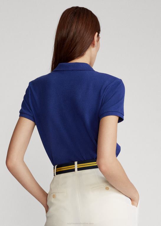 falde kongelig Kvinder Ralph Lauren klassisk pasform mesh poloshirt Z426B9232