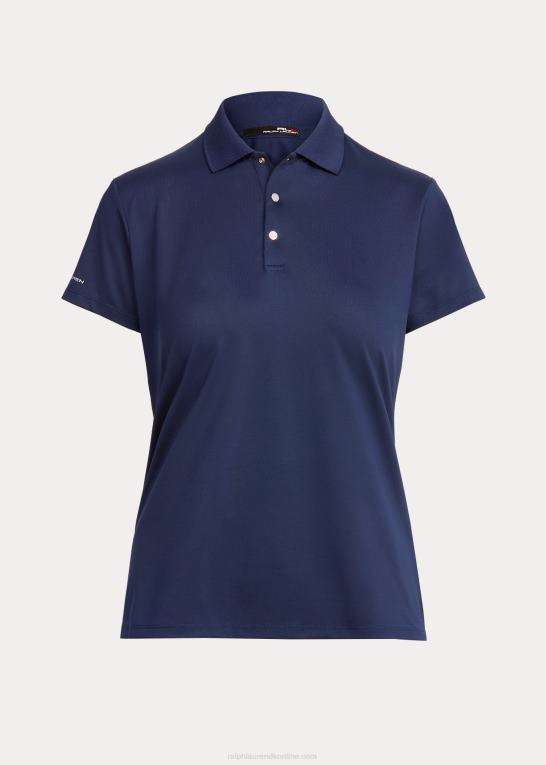 flåde Kvinder Ralph Lauren klassisk pasform pique poloshirt Z426B3751
