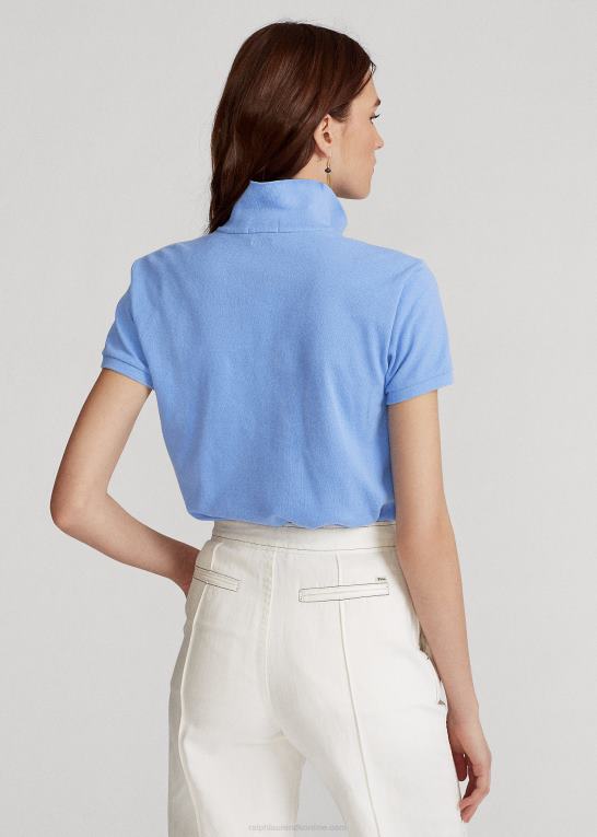 havneø blå Kvinder Ralph Lauren klassisk pasform mesh poloshirt Z426B9231