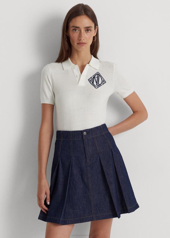 hvid Kvinder Ralph Lauren jersey poloshirt Z426B4884
