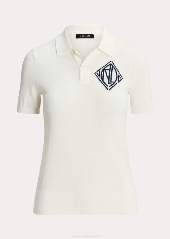 hvid Kvinder Ralph Lauren jersey poloshirt Z426B4884