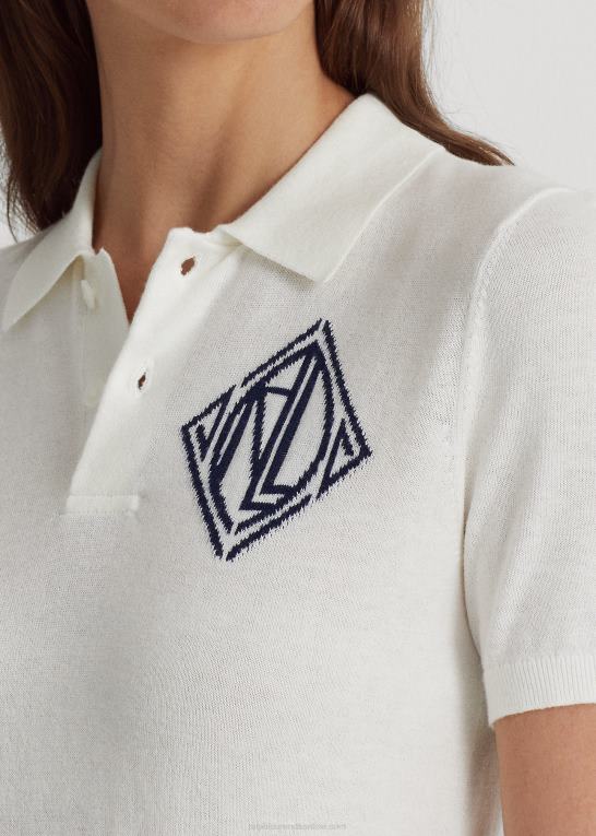 hvid Kvinder Ralph Lauren jersey poloshirt Z426B4884