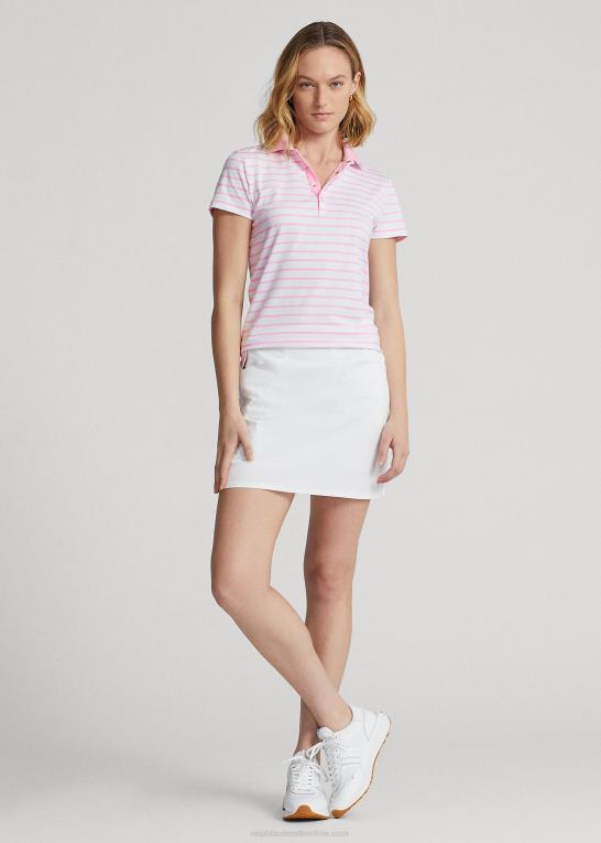 keramisk hvid/pink Kvinder Ralph Lauren skræddersyet pasform jersey poloshirt Z426B9397