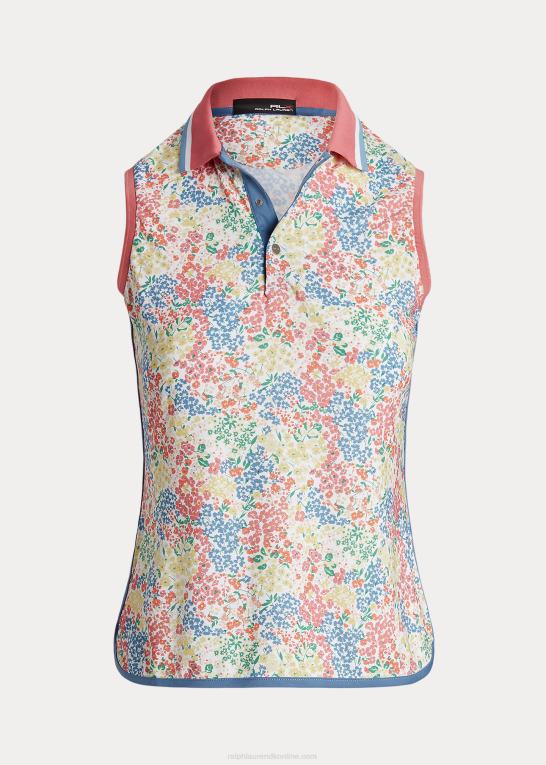 key west kronblade Kvinder Ralph Lauren skræddersyet pasform ærmeløs poloshirt Z426B3739