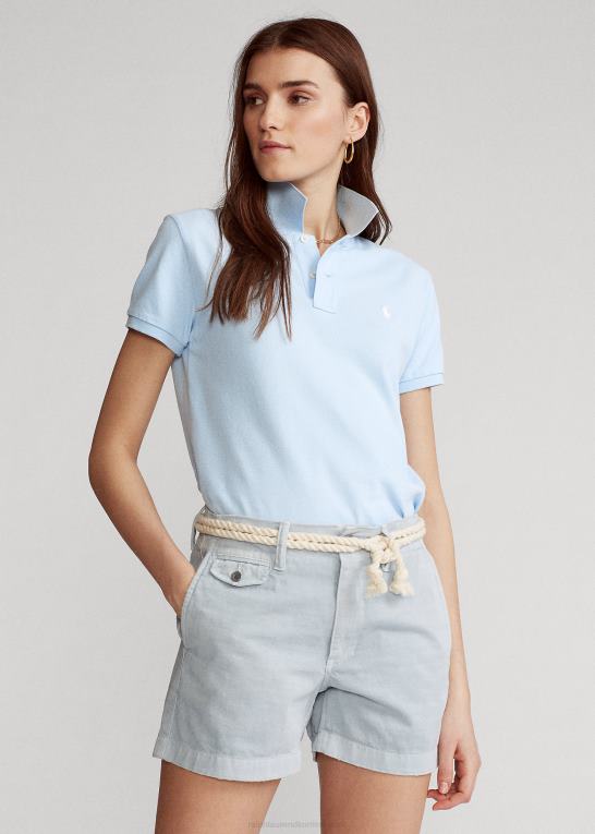 kontor blå Kvinder Ralph Lauren klassisk pasform mesh poloshirt Z426B9228
