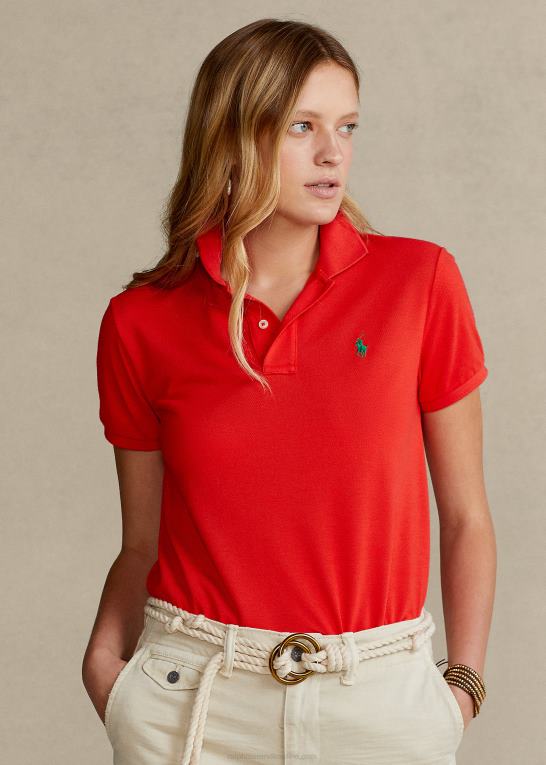 lys hibiscus Kvinder Ralph Lauren jordpoloen Z426B3332