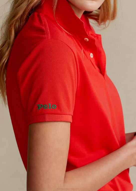 lys hibiscus Kvinder Ralph Lauren jordpoloen Z426B3332
