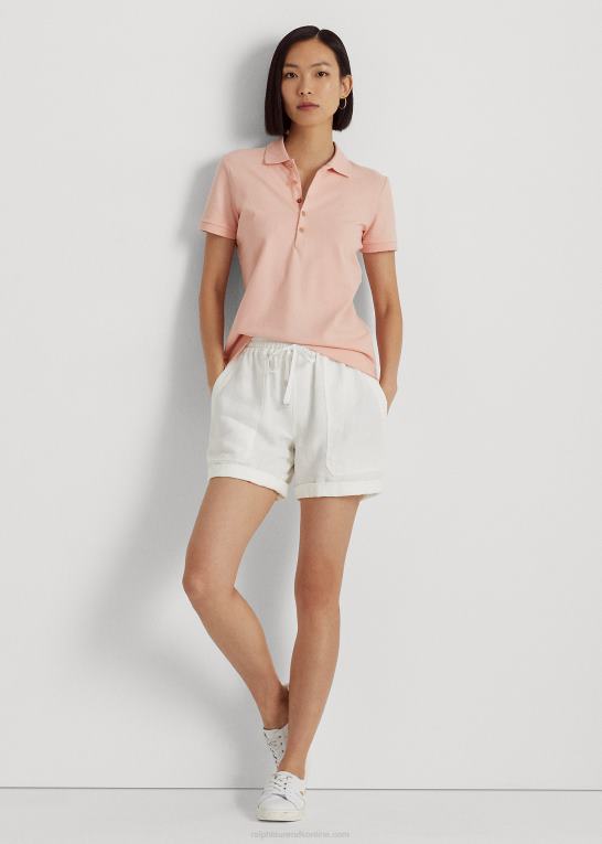 lyserød Kvinder Ralph Lauren pique poloshirt Z426B4014