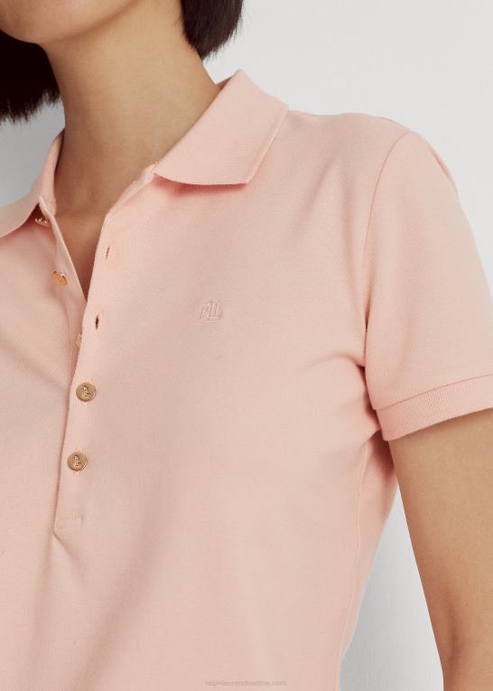 lyserød Kvinder Ralph Lauren pique poloshirt Z426B4014