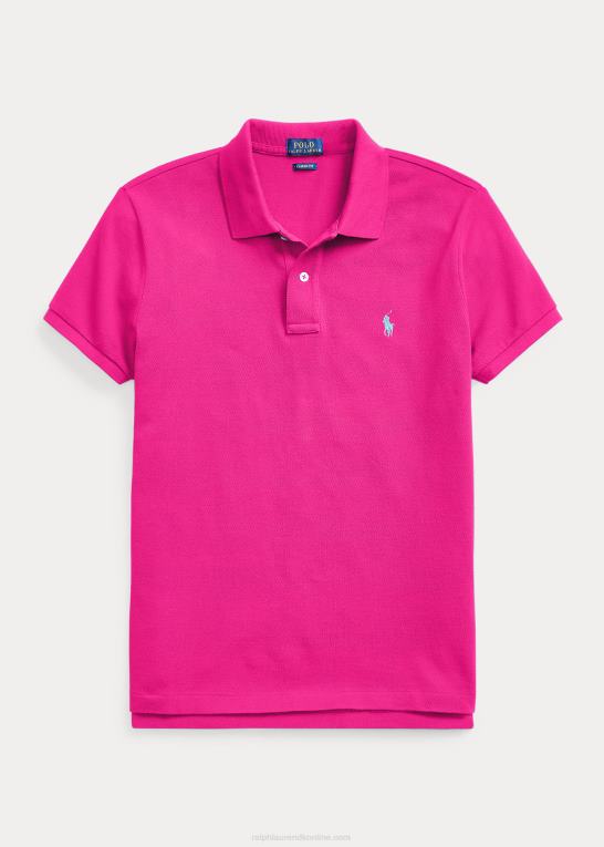lyserød himmel Kvinder Ralph Lauren klassisk pasform mesh poloshirt Z426B9215