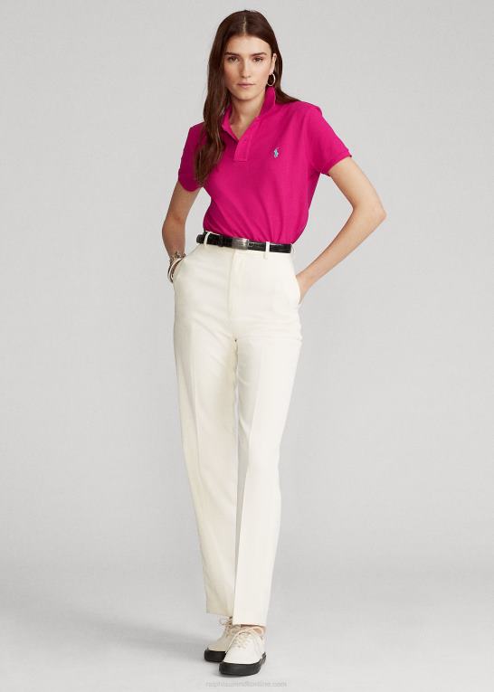 lyserød himmel Kvinder Ralph Lauren klassisk pasform mesh poloshirt Z426B9215