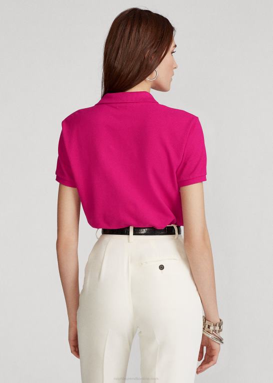 lyserød himmel Kvinder Ralph Lauren klassisk pasform mesh poloshirt Z426B9215