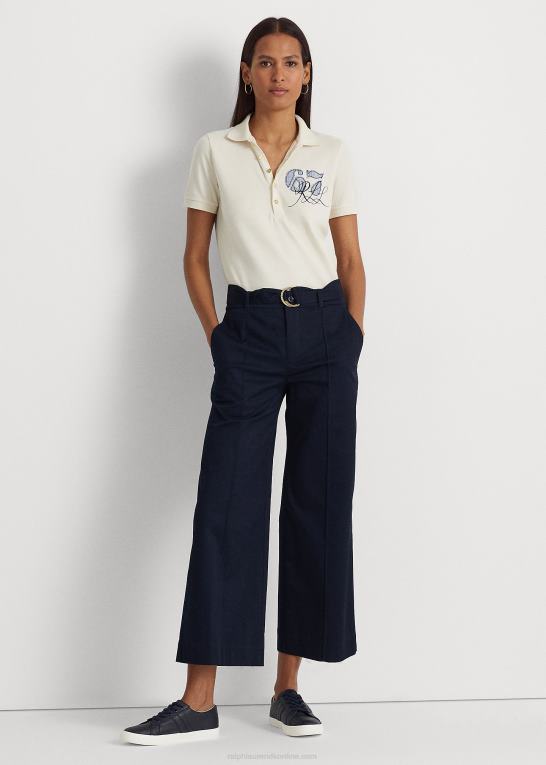 mascarpone creme Kvinder Ralph Lauren pique poloshirt Z426B4430