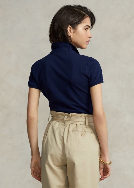 newport flåde Kvinder Ralph Lauren slim fit stretch poloshirt Z426B3265