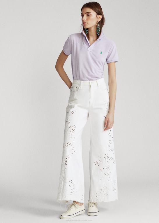 pastel violet Kvinder Ralph Lauren jordpoloen Z426B3327