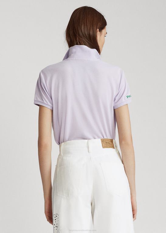 pastel violet Kvinder Ralph Lauren jordpoloen Z426B3327