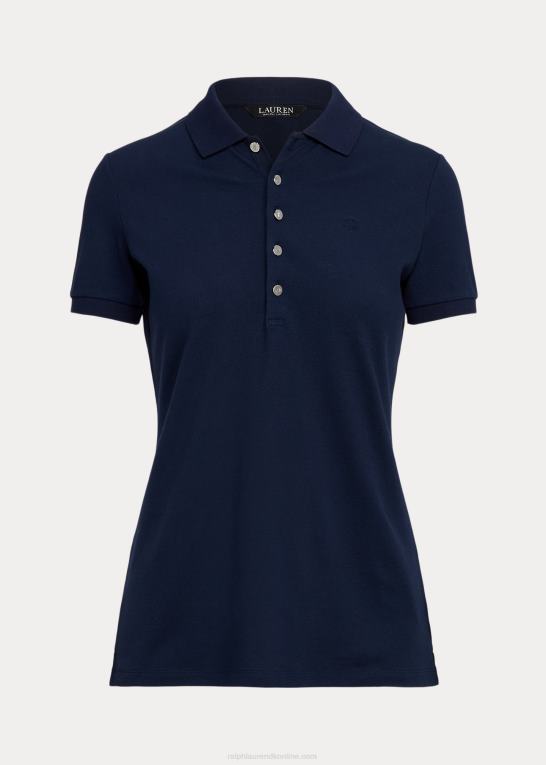 raffineret flåde Kvinder Ralph Lauren pique poloshirt Z426B4474