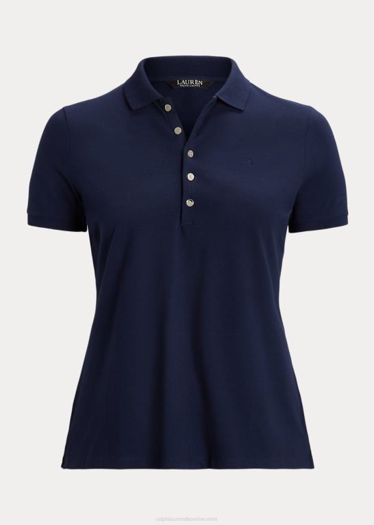 raffineret flåde Kvinder Ralph Lauren stretch pique poloshirt Z426B4628