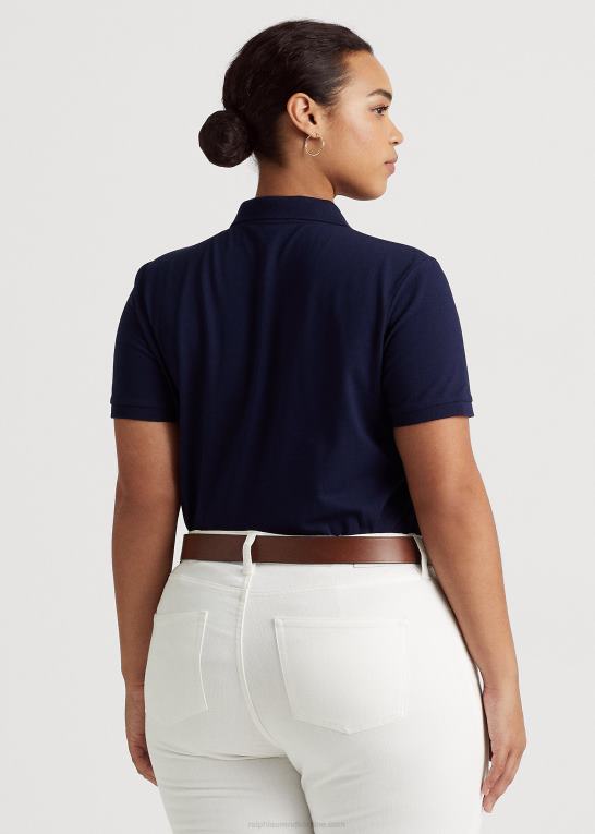 raffineret flåde Kvinder Ralph Lauren stretch pique poloshirt Z426B4628