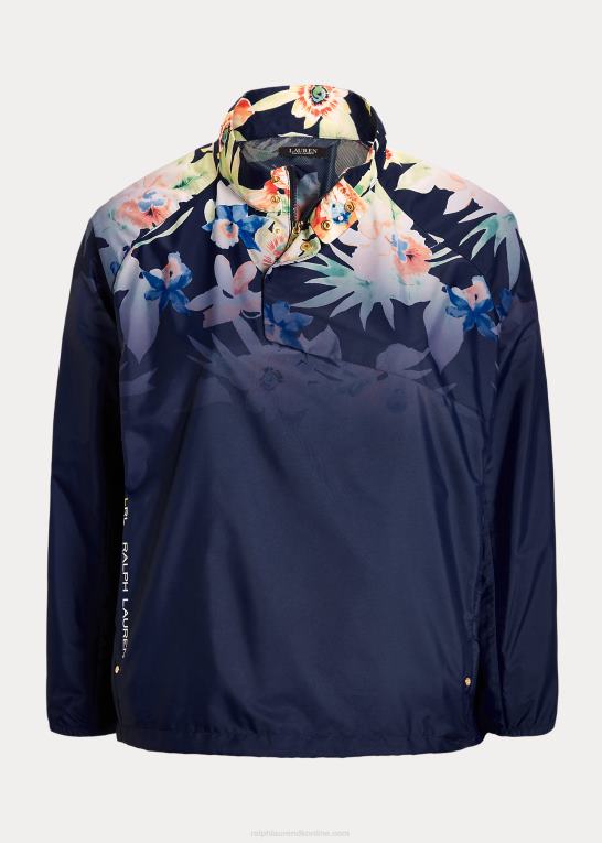 marineblå multi Kvinder Ralph Lauren blomstret rullekrave pullover Z426B4810
