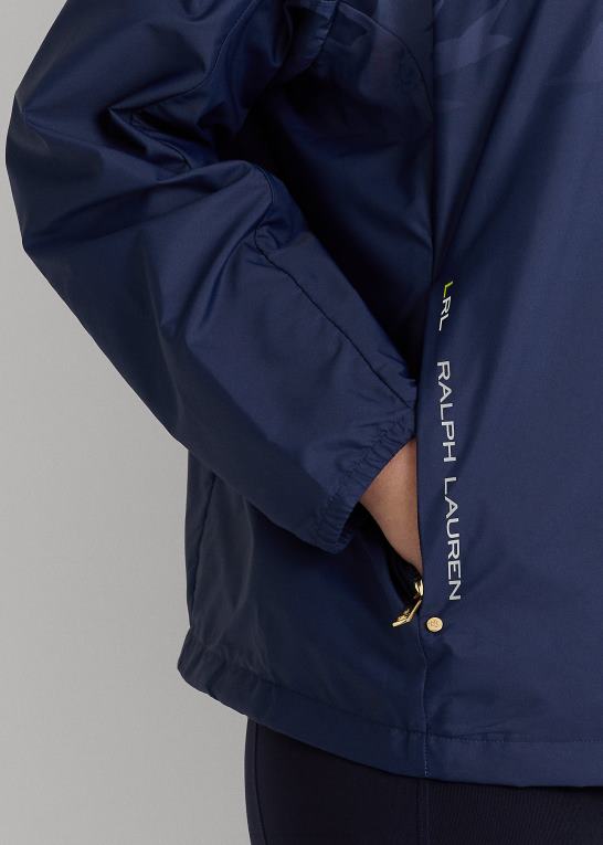marineblå multi Kvinder Ralph Lauren blomstret rullekrave pullover Z426B4810
