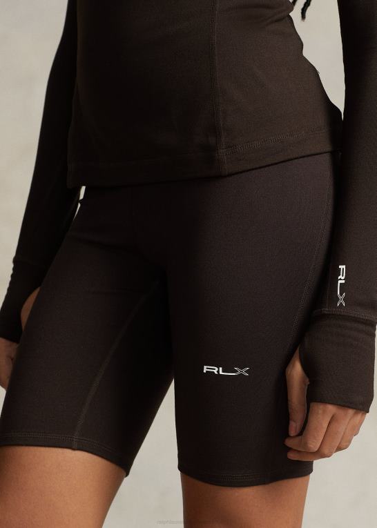 antik brun Kvinder Ralph Lauren jersey cykel kort Z426B3039