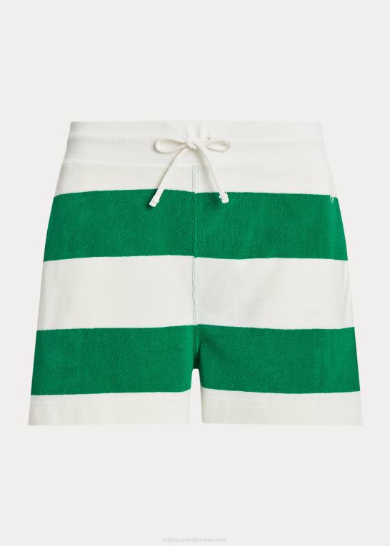 billard/dækvask hvid Kvinder Ralph Lauren stribet snøre atletisk short Z426B2960