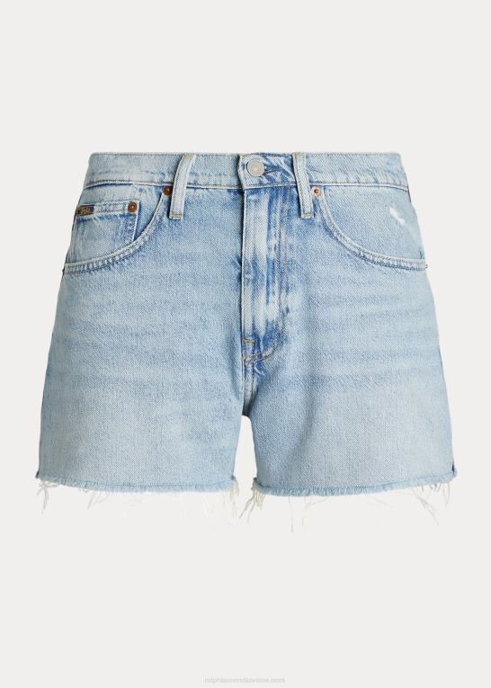 bohol vask Kvinder Ralph Lauren denimkort med ødelagt oplægning Z426B2919
