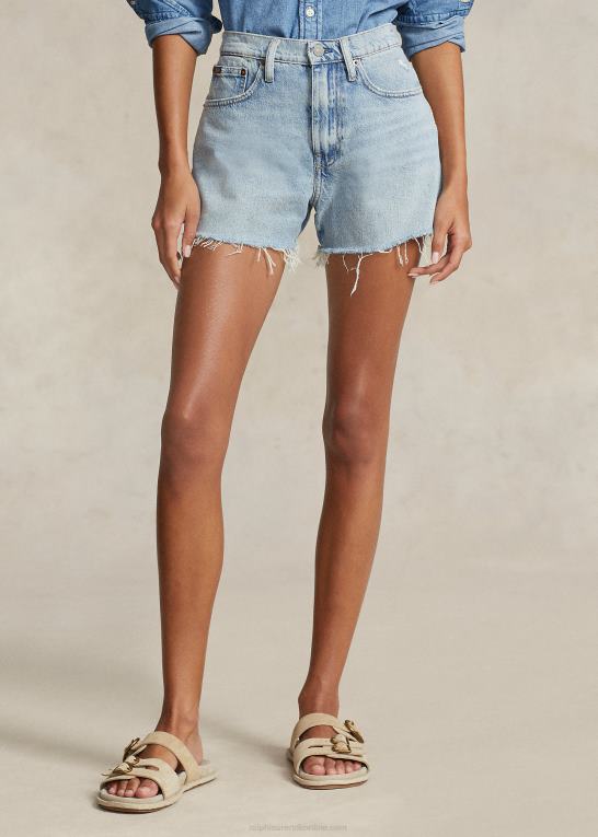 bohol vask Kvinder Ralph Lauren denimkort med ødelagt oplægning Z426B2919