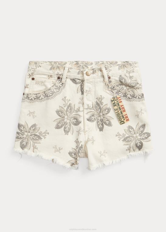 frøet naturlig denim Kvinder Ralph Lauren boy fit seedet naturlig denim short Z426B3616