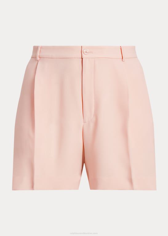 lyserød Kvinder Ralph Lauren plisseret georgette kort Z426B4615