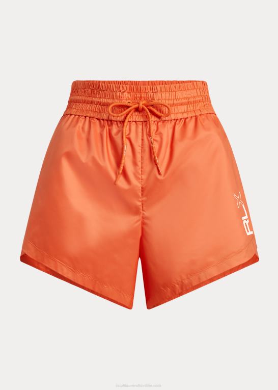 maj orange Kvinder Ralph Lauren ripstop snøre kort Z426B3289