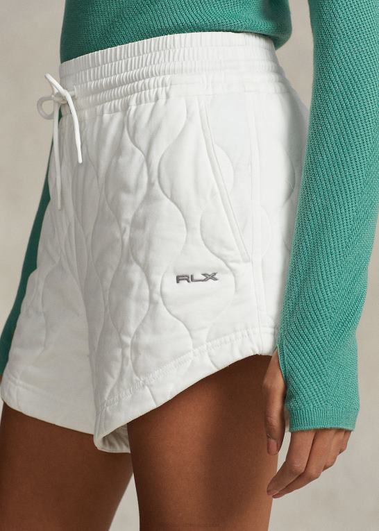 papir hvidt Kvinder Ralph Lauren quiltet bomuldssnøre kort Z426B3064