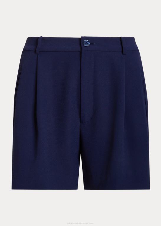 raffineret flåde Kvinder Ralph Lauren plisseret georgette kort Z426B9429