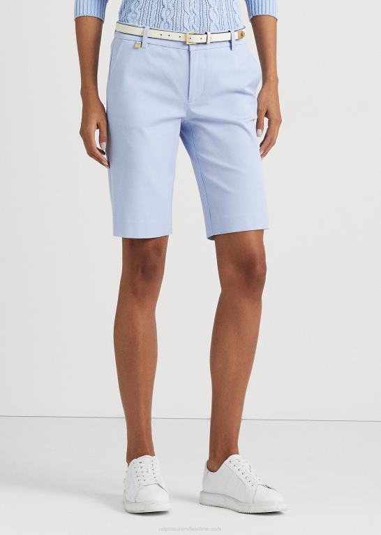 småsten blå Kvinder Ralph Lauren bi-stretch twill kort Z426B3835