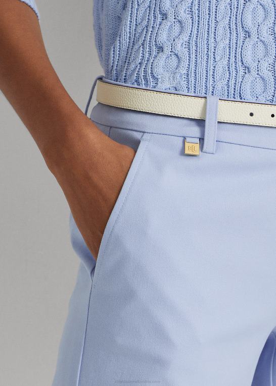 småsten blå Kvinder Ralph Lauren bi-stretch twill kort Z426B3835
