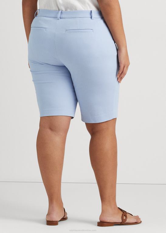 småsten blå Kvinder Ralph Lauren bi-stretch twill kort Z426B4525