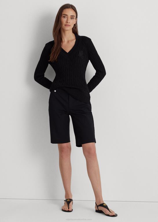 sort Kvinder Ralph Lauren bi-stretch twill kort Z426B3833