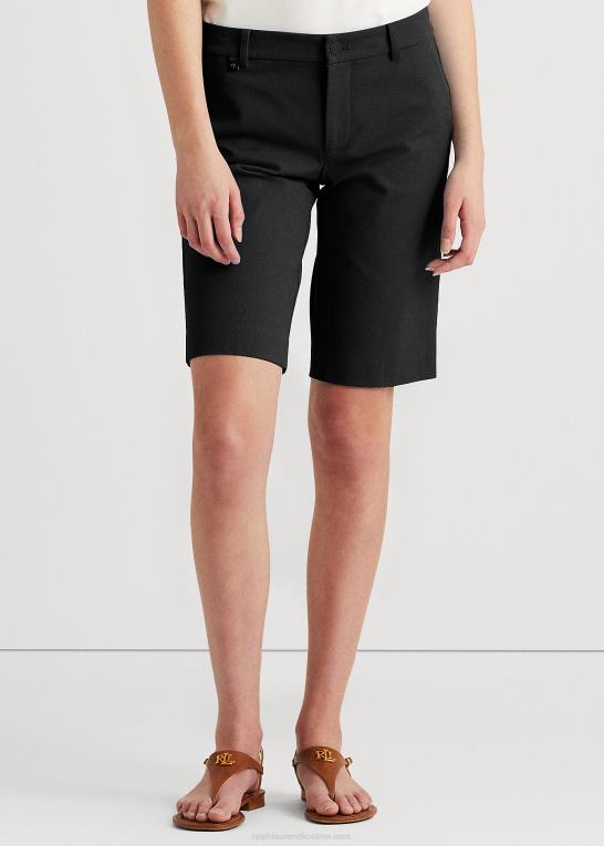 sort Kvinder Ralph Lauren stræk bomuld kort Z426B4489