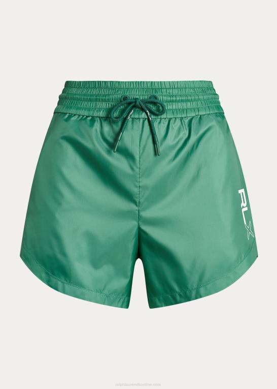 tømmerflåde grøn Kvinder Ralph Lauren ripstop snøre kort Z426B3100