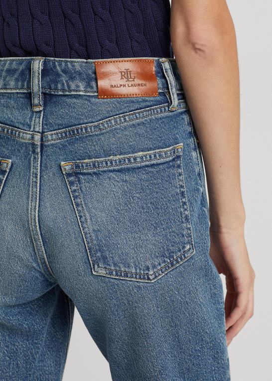 vask af græsmarker Kvinder Ralph Lauren cutoff denim short Z426B3999