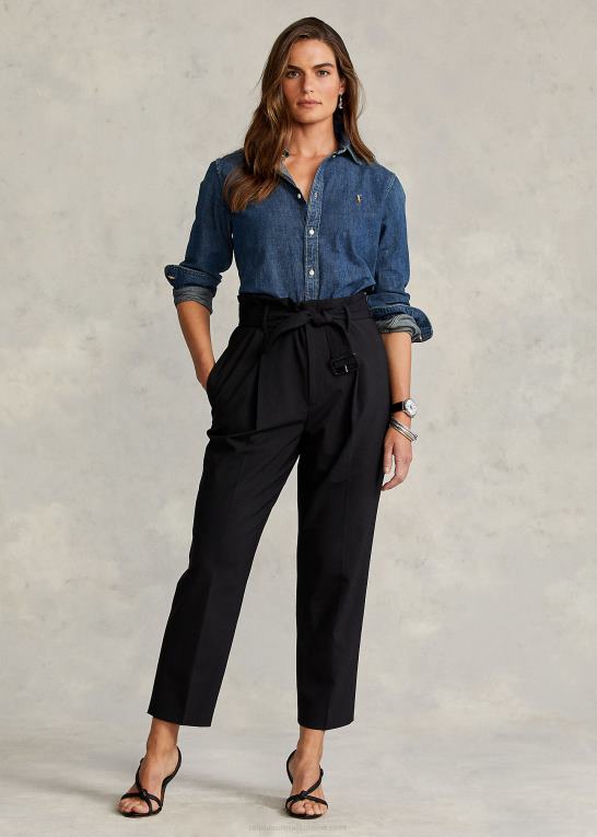 Kvinder Ralph Lauren custom fit denim skjorte Z426B4754