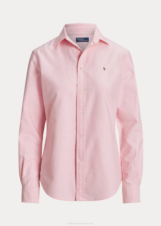 bad pink Kvinder Ralph Lauren klassisk pasform oxford skjorte Z426B3145