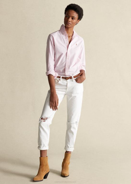 deco pink Kvinder Ralph Lauren klassisk pasform oxford skjorte Z426B3350