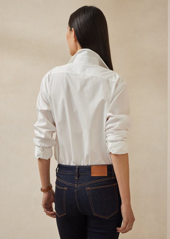 hvid Kvinder Ralph Lauren adrien kæreste skjorte Z426B9133