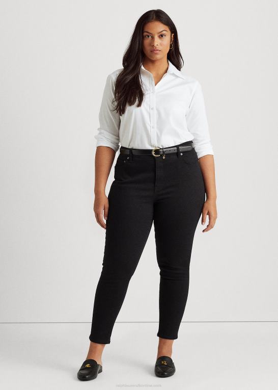 hvid Kvinder Ralph Lauren oxford skjorte i bomuld Z426B4735