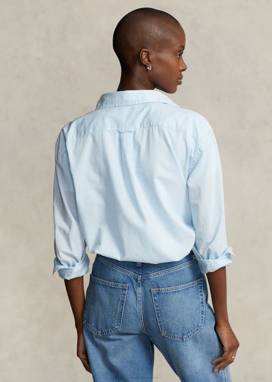 is Kvinder Ralph Lauren oversize skjorte i bomuldstwill Z426B3155