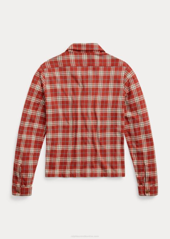 rød multi Kvinder Ralph Lauren lejrtrøje i jersey med plaidprint Z426B3649