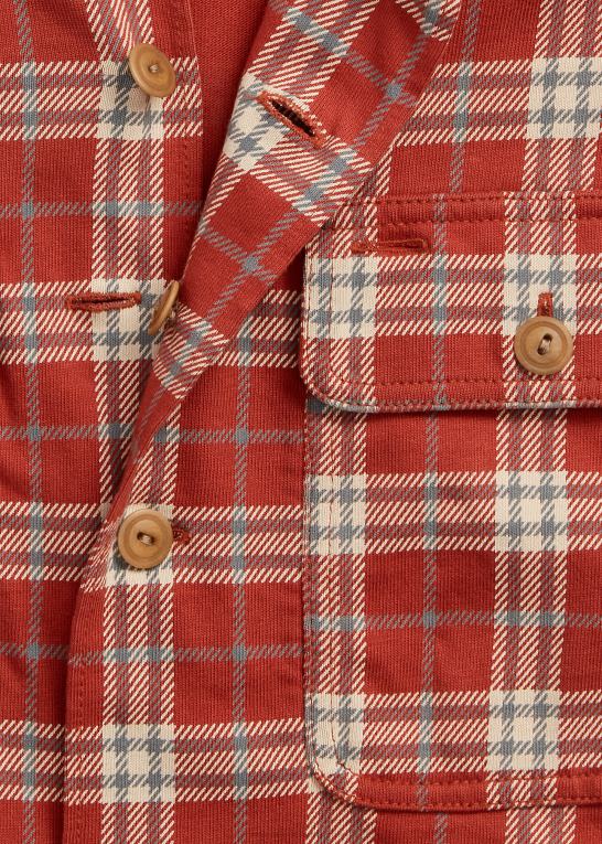 rød multi Kvinder Ralph Lauren lejrtrøje i jersey med plaidprint Z426B3649